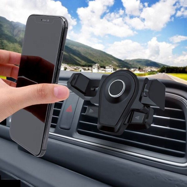 Wholesale Easy Auto Clip Air Vent Car Mount Holder KI431 (Black)